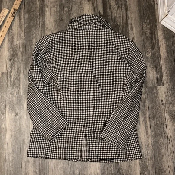 Ralph Lauren 100% Wool Jacket Houndstooth Women's Size 10 - Picture 7 of 7